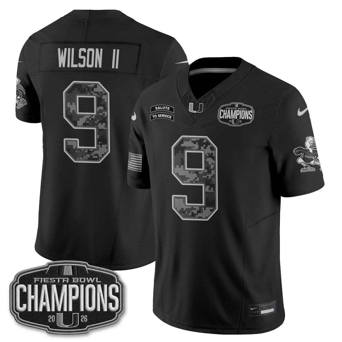 MIA 2026 Salute to Service Vapor Jersey - Stitched