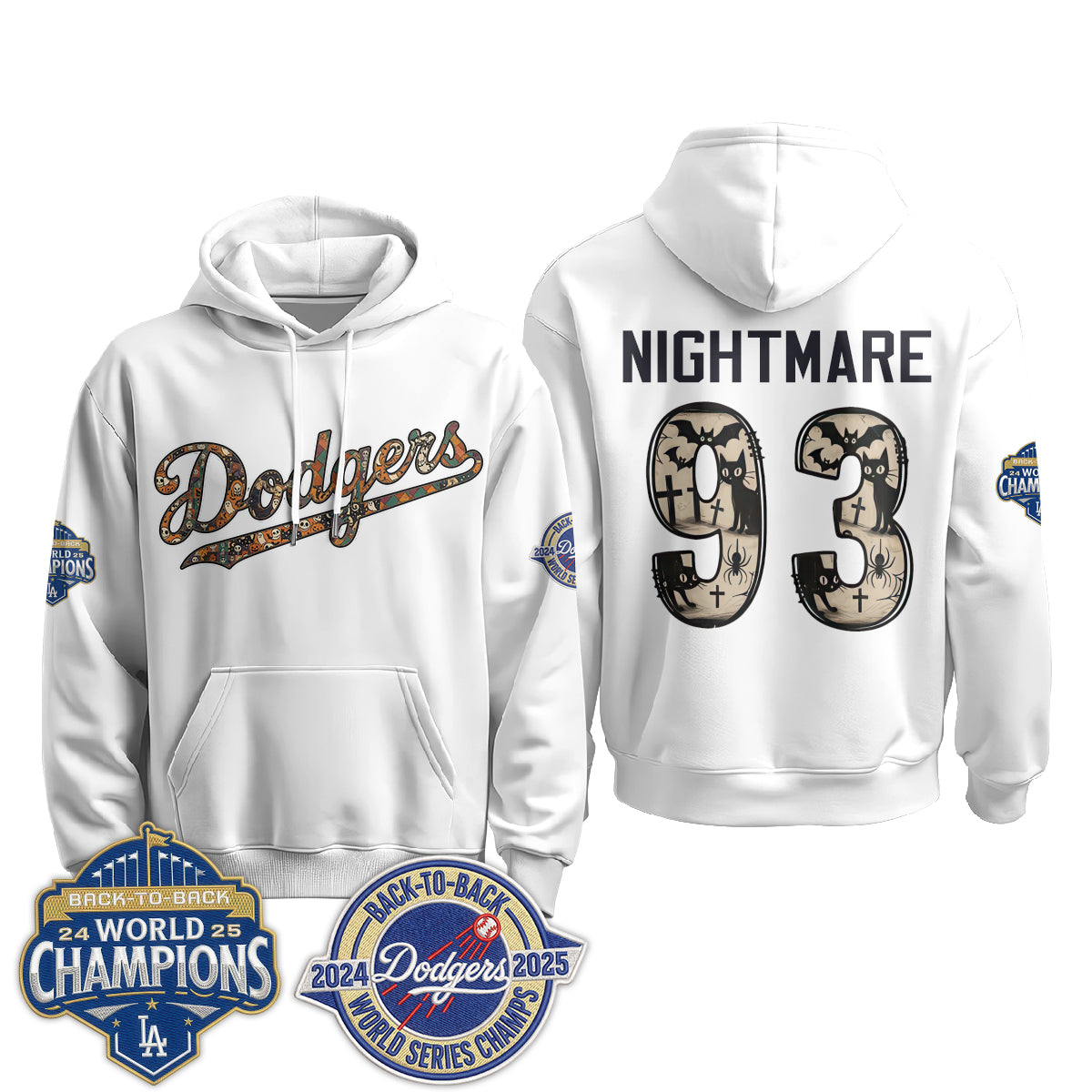 LAD x Nightmare Halloween Edition Pullover Hoodie - Stitched