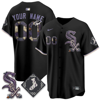Chicago White Sox Nightmare Edition Vapor Custom Jersey - Stitched