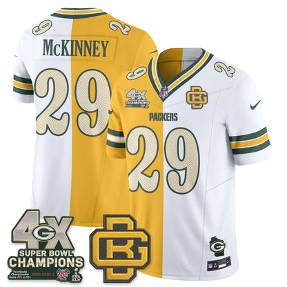Green Bay Packers Rivalries Split Edition Vapor Jersey - Stitched