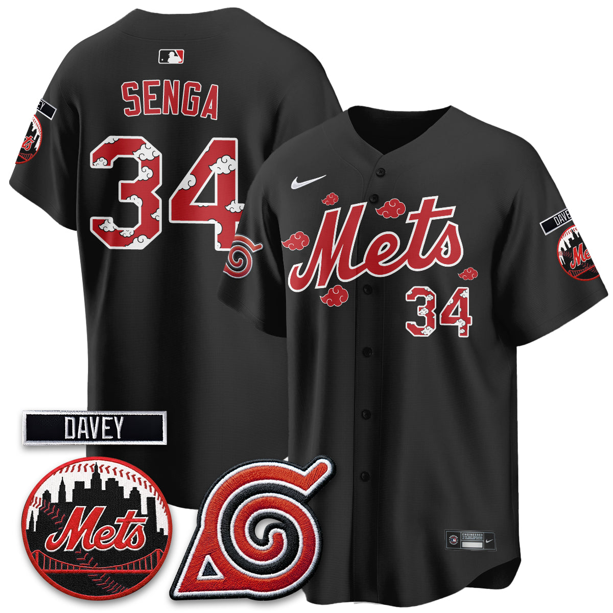 NYM x Naruto Nights 2026 Vapor Limited Jersey - All Stitched