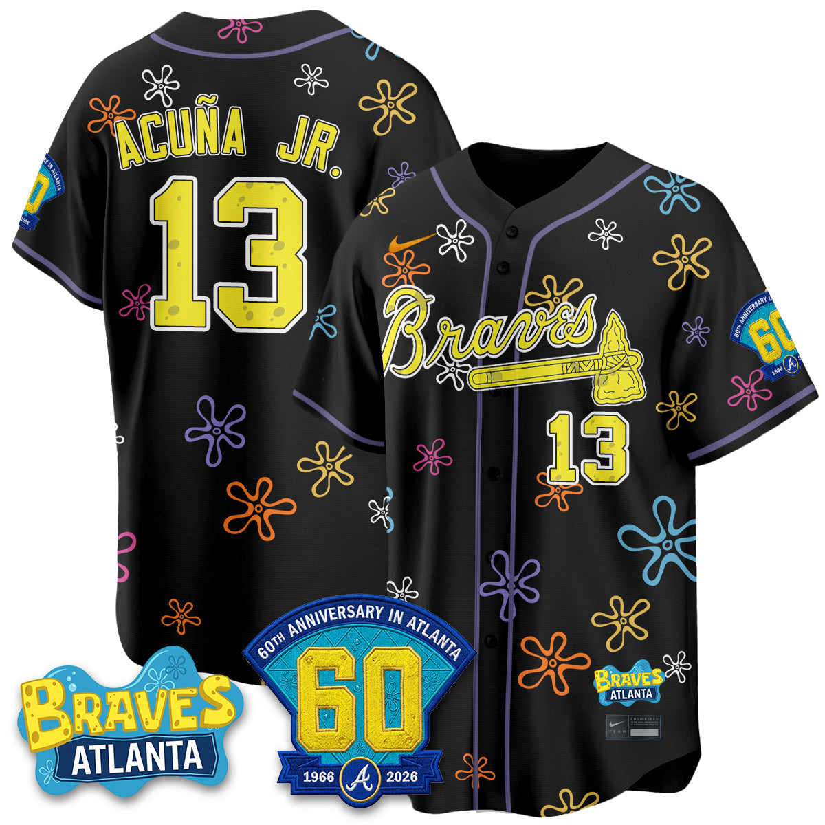 Atlanta Braves x SBSP Limited Vapor Jersey- Stitched