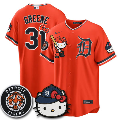 Detroit Tigers x Meow KT Edition Vapor Limited Jersey - Stitched