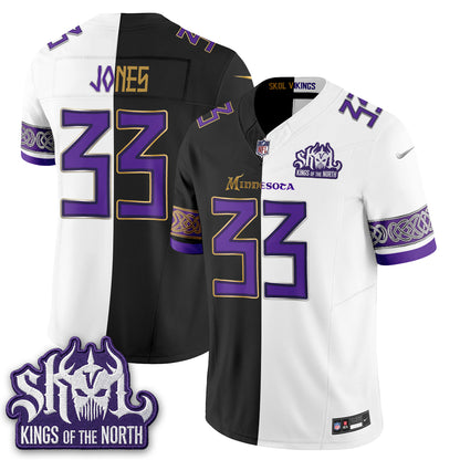 Minnesota Vikings Warrior Split Edition Vapor Jersey - Stitched