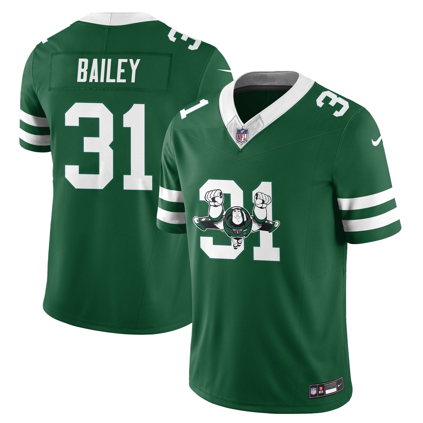 New York Jets x Infinity & Beyond Hero Edition Vapor Jersey - Stitched