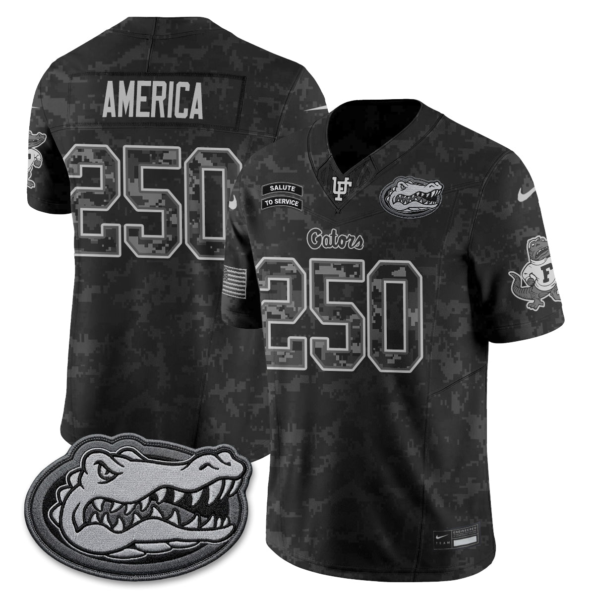 UF 2026 Salute to Service Vapor Jersey - Stitched