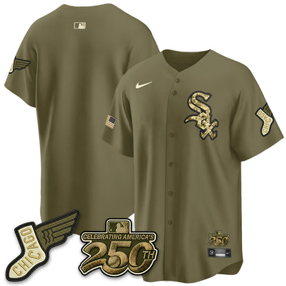 Chicago White Sox Salute to Service 2026 Vapor Limited Jersey - Stitched