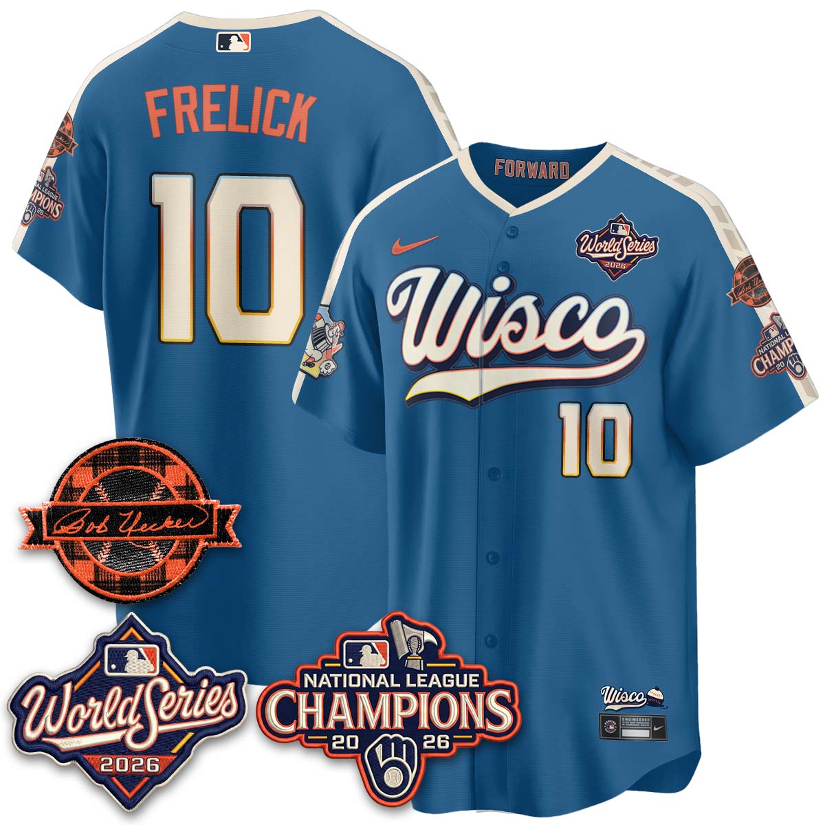 MIL 2026 NL Champions - Uecker Patch Navy Limited Edition - Stitched N1