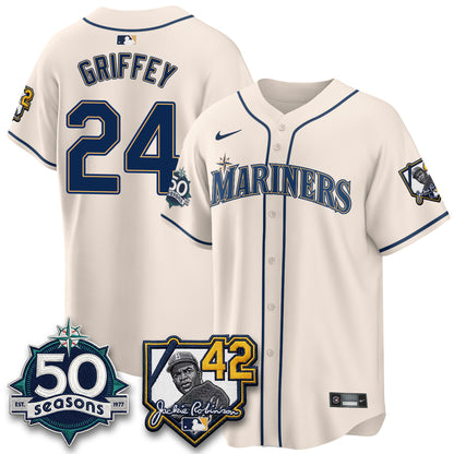 SEA 2026 Jackie Robinson New Era Vapor Limited Jersey - All Stitched
