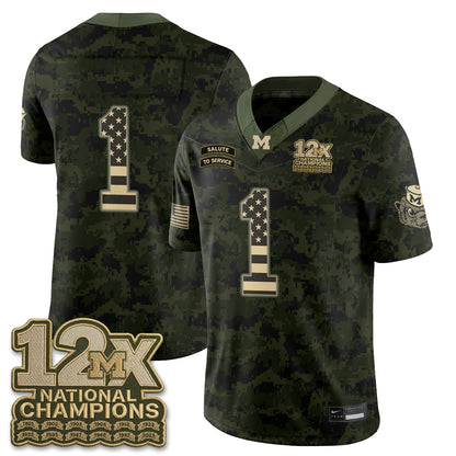 MICH 2026 Salute to Service Vapor Jersey - Stitched