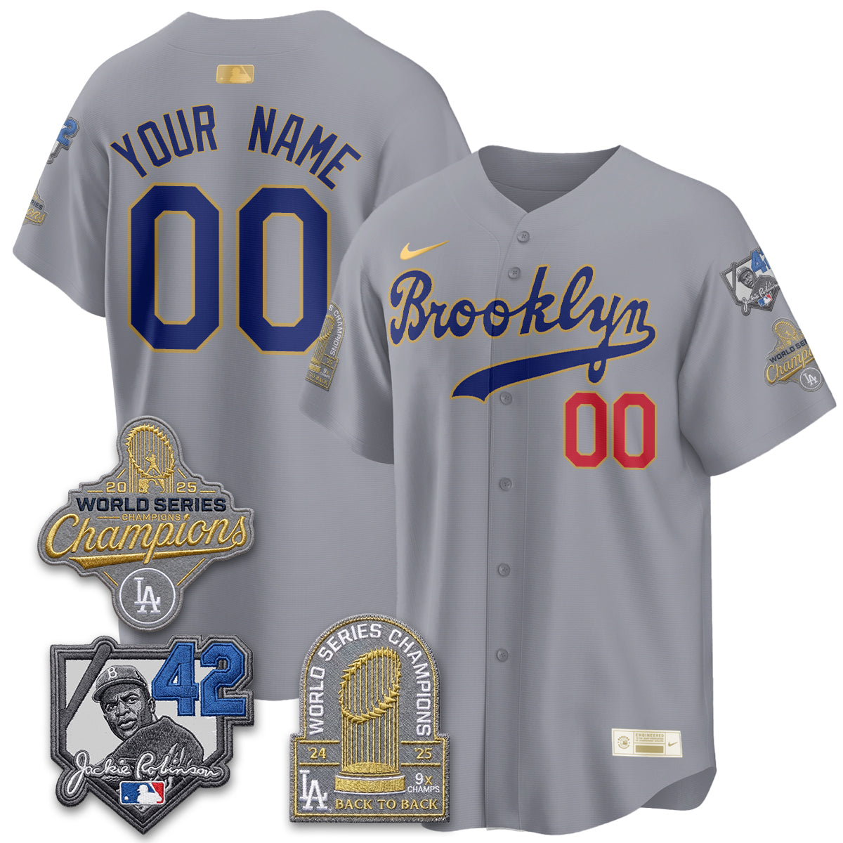 LAD 2026 Brooklyn Jackie Robinson Limited Jersey - Stitched