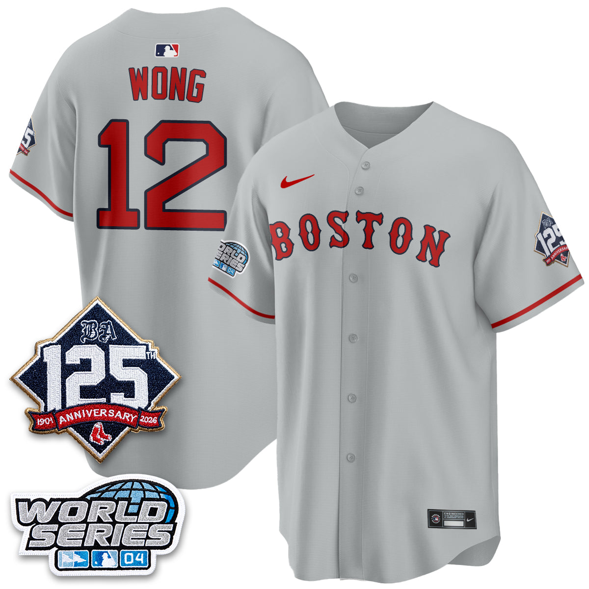Boston Red Sox Throwback 2004 Vapor Jersey - Stitched
