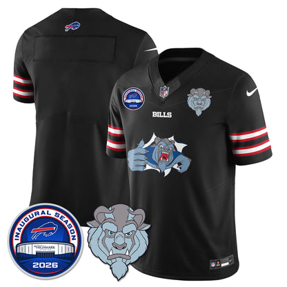 Buffalo Bills x Hairy Blue Beast Edition Vapor Jersey - Stitched