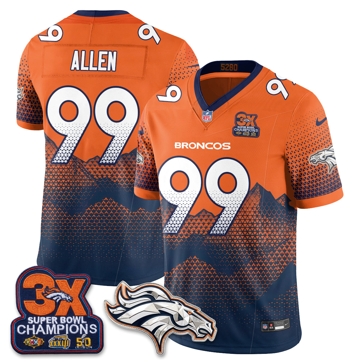 DEN Fangear Mile High Limited Edition - Stitched (2)