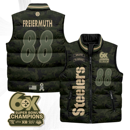 PIT 2026 Salute to Service Puffer Vest - Printed
