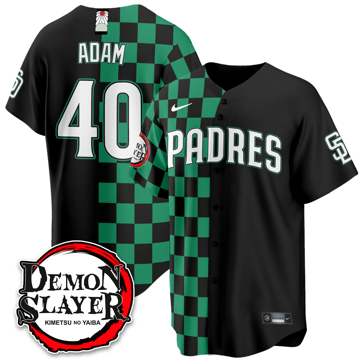 San Diego Padres Demon Slayer Vapor Limited Jersey - Stitched
