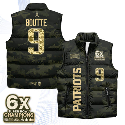 NE 2026 Salute to Service Puffer Vest - Printed