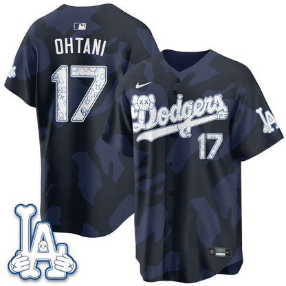 Los Angeles Dodgers x KAWS Edition Vapor Jersey V2- Stitched