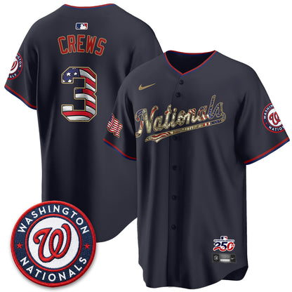 WSH 2026 Independence Day USA Vapor Jersey - Stitched
