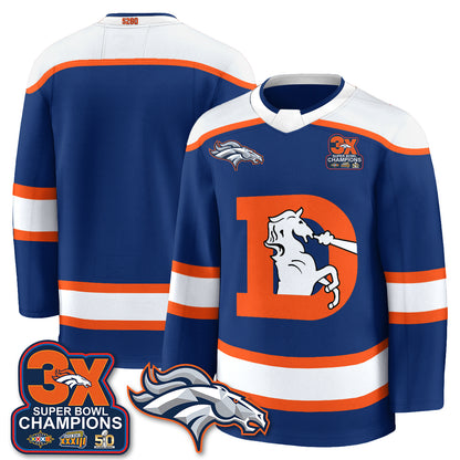 DEN Fan Gear Edition Hockey Jersey - Stitched