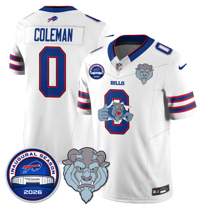 Buffalo Bills x Hairy Blue Beast Edition Vapor Jersey - Stitched