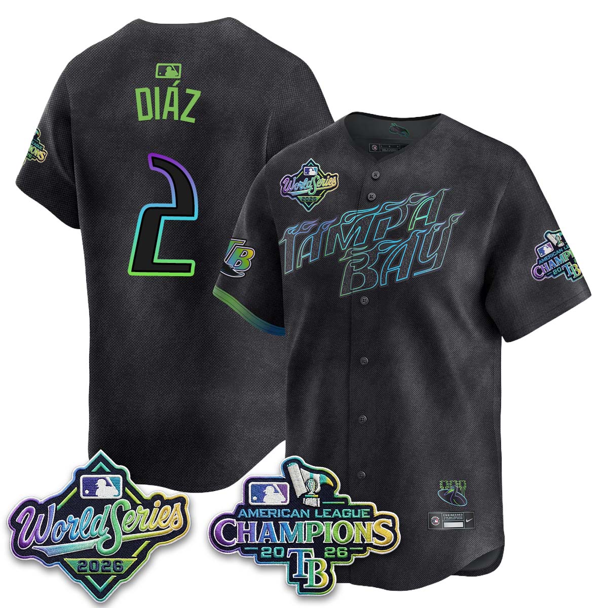 TBR WS26 &  2026 AL Champions Limited Gray Jersey - Stitched N2