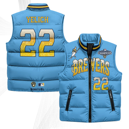 MIL 2026 NL Division Champs Puffer Vest - Printed