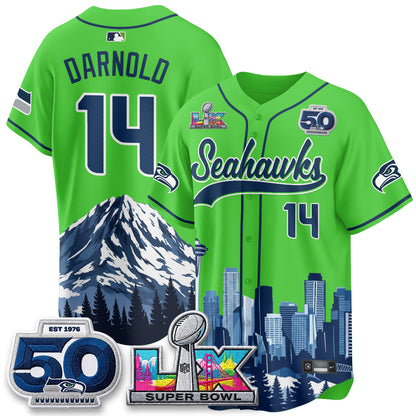 Seattle Seahawks City Edition Vapor Baseball Jersey - Stitch