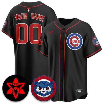 Chicago Cubs Uchiha Sasuke Vapor Limited Custom Jersey - Stitched