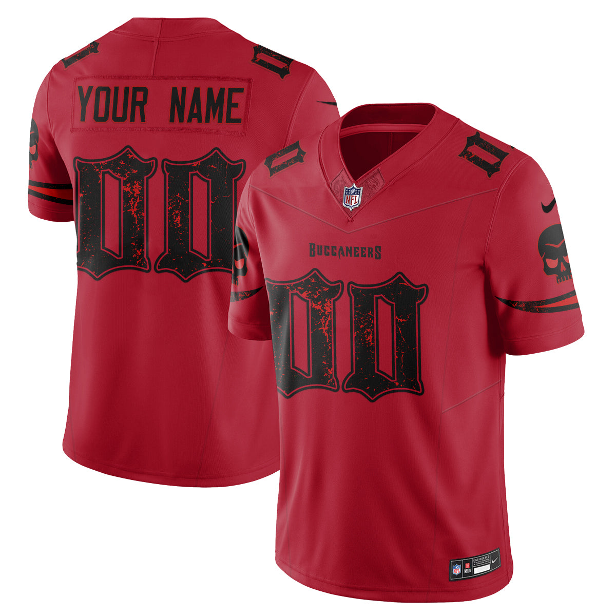 TB Skull Edition Vapor Custom Jersey - Stitched