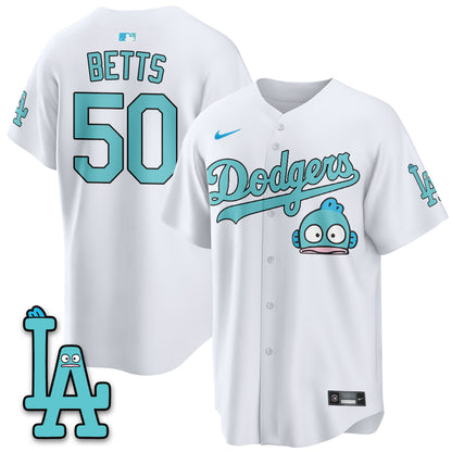 Los Angeles Dodgers x Hangyodon Edition Vapor Jersey- Stitched