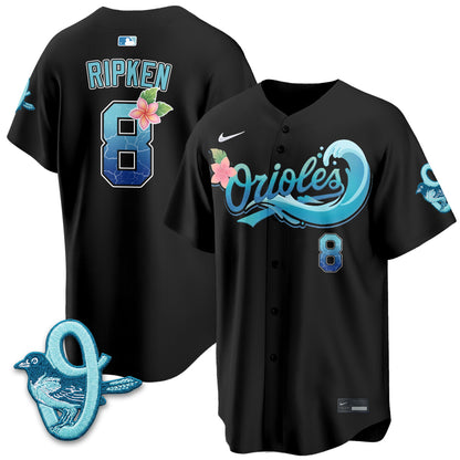 Baltimore Orioles Aloha Spirit Vapor Premier Jersey - Stitched
