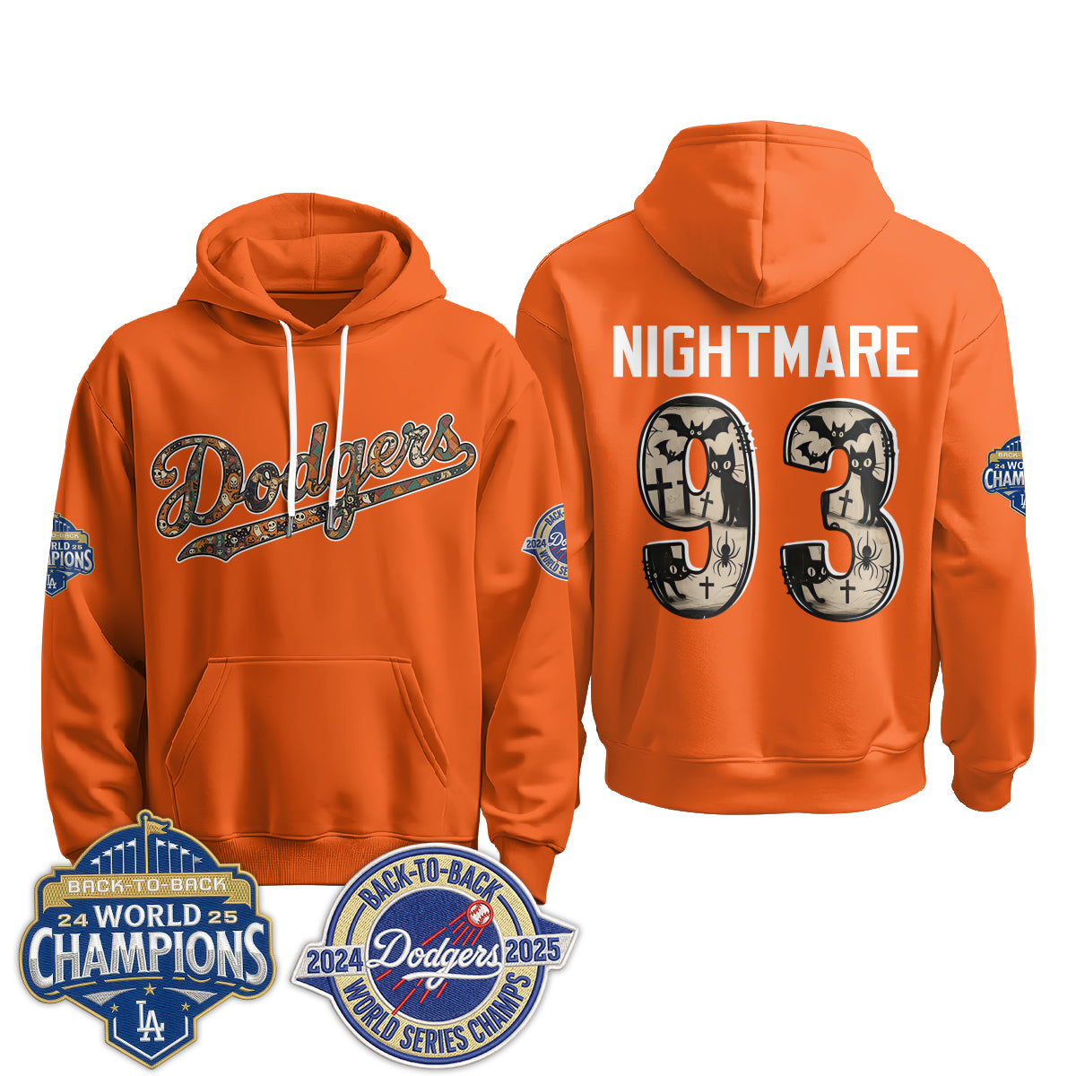 LAD x Nightmare Halloween Edition Pullover Hoodie - Stitched