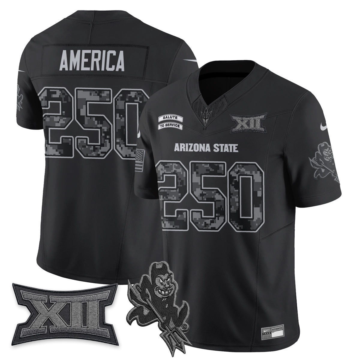 ASU 2026 Salute to Service Vapor Jersey - Stitched
