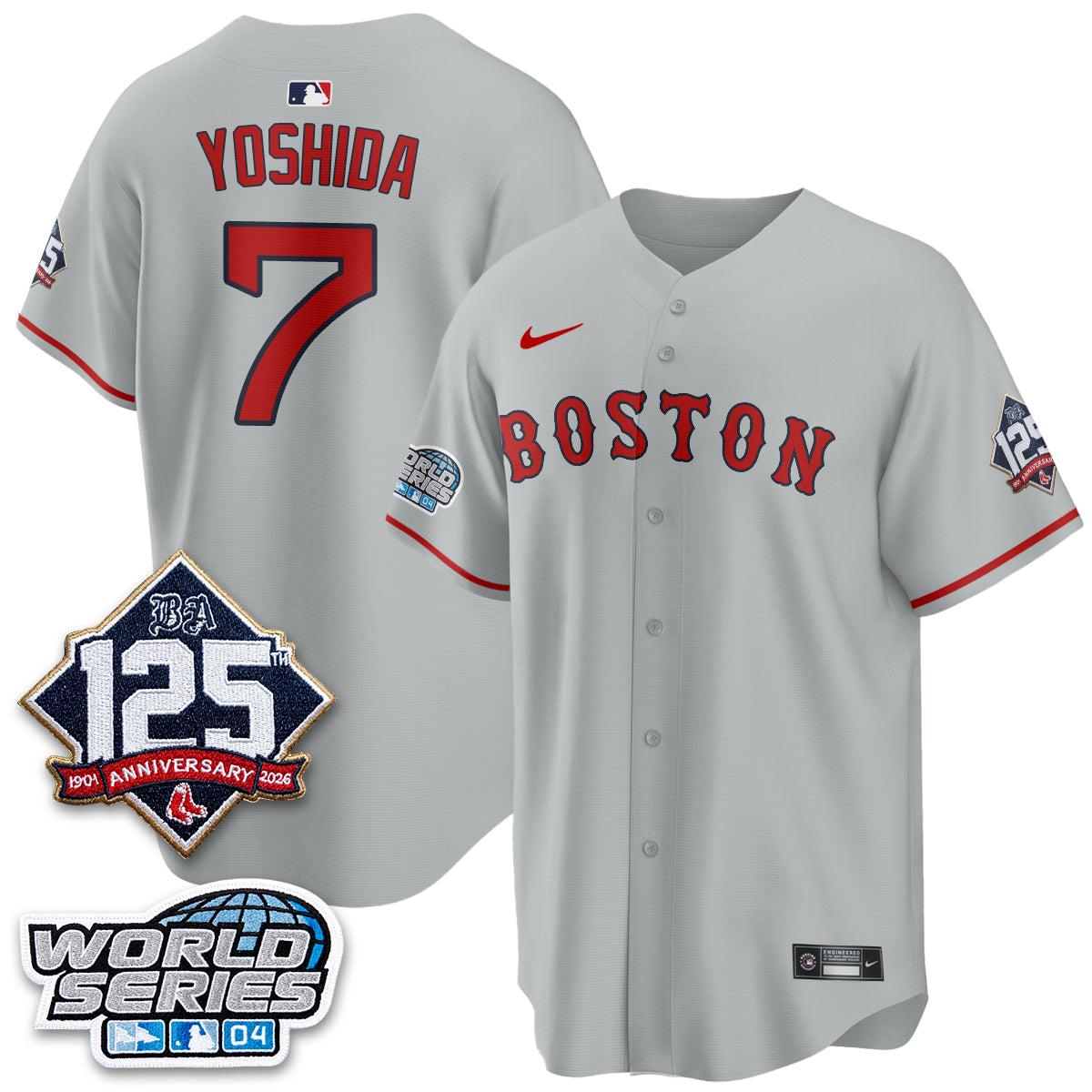Boston Red Sox Throwback 2004 Vapor Jersey - Stitched
