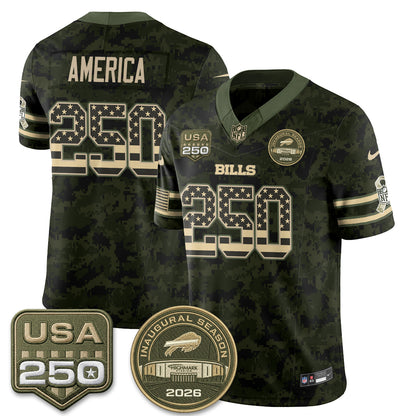 BUF 2026 Salute to Service Edition Vapor Jersey - Stitched
