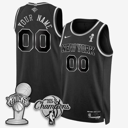 NYK 2026 NBA Champions Gold Edition Vapor Custom Jersey - Stitched