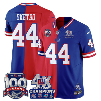 NYG 4X SBowl Split Limited Edition - Stitched (2)