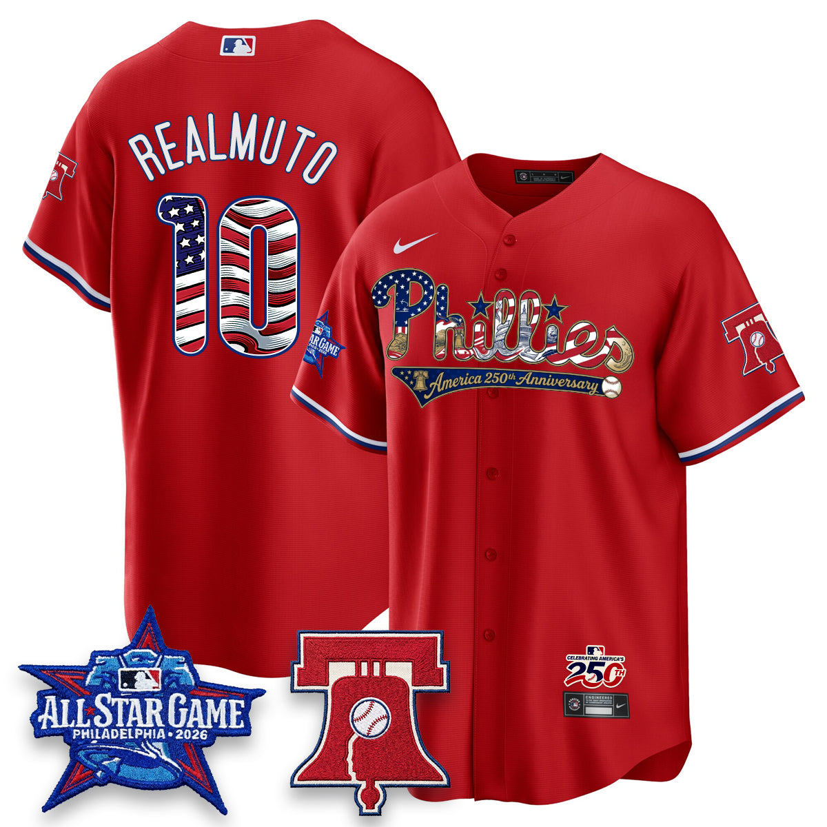 PHI 2026 Independence Day USA Vapor Limited Blue Jersey - Stitched