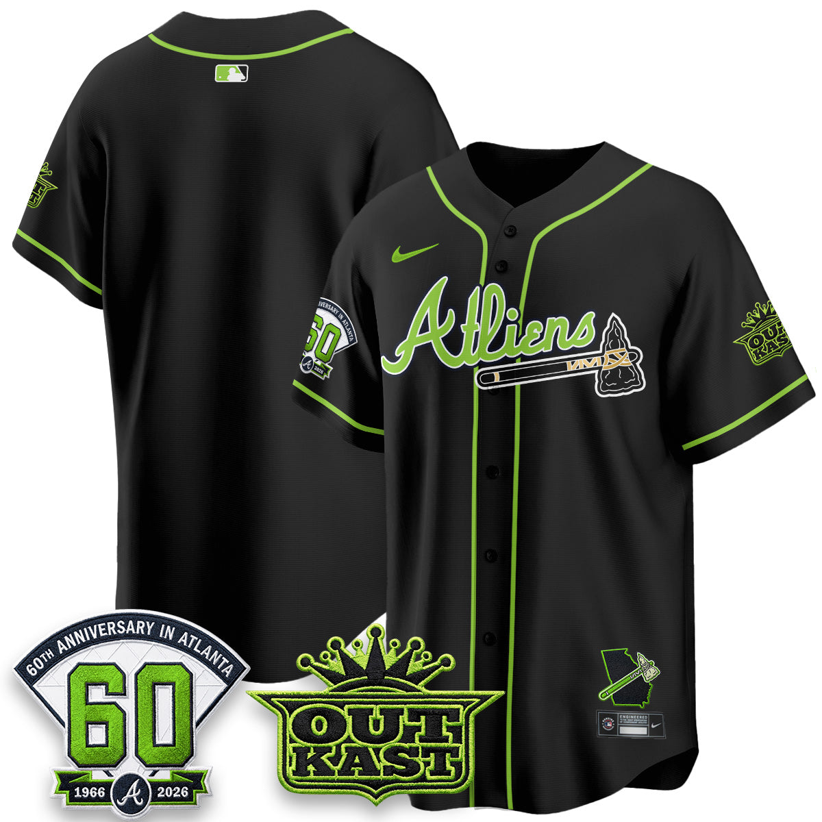 ATL x Outkast Atliens Vapor Jersey - Stitched
