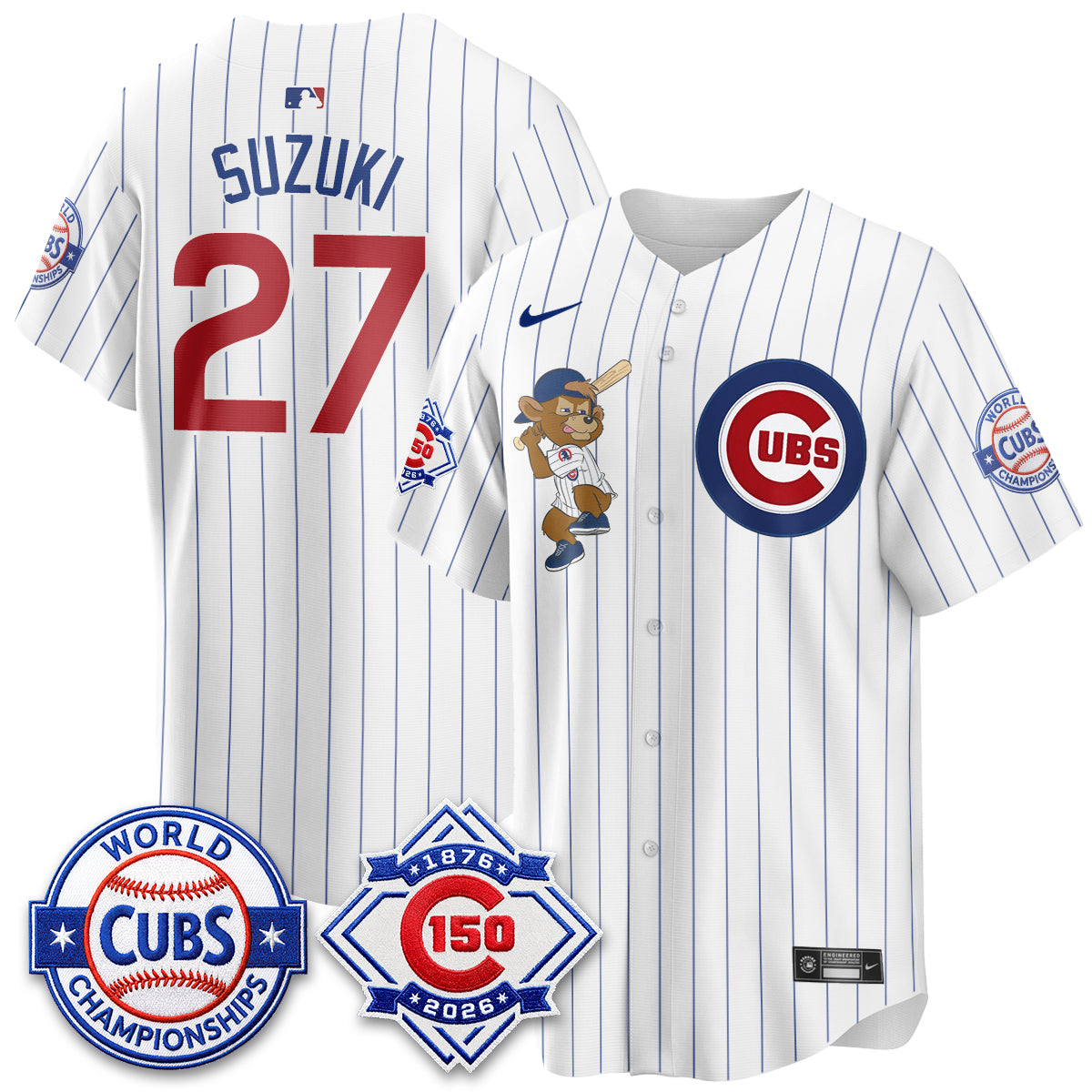 Chicago Cubs Clark Edition Vapor Limited Jersey - Stitched
