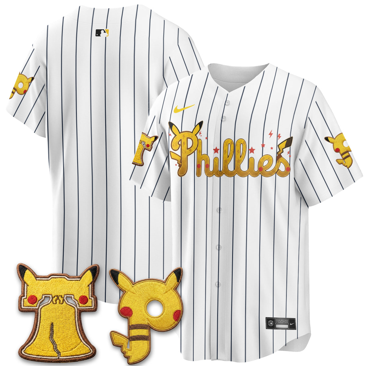 Philadelphia Phillies x PKM Edition Vapor Limited Jersey - Stitched