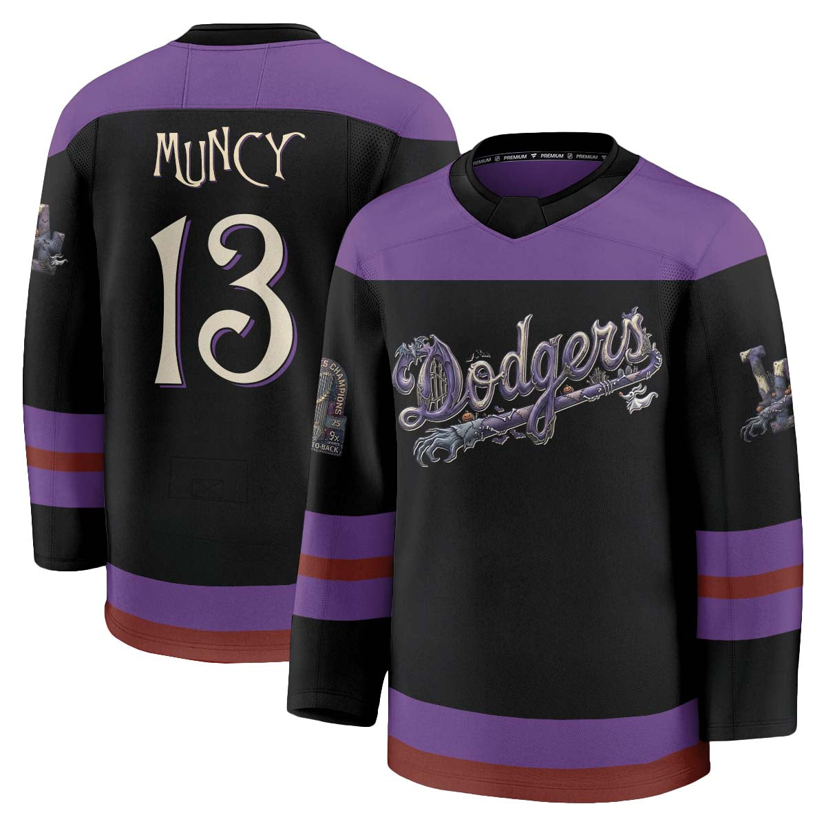 LAD Nightmare Halloween Edition Hockey Jersey - Printed