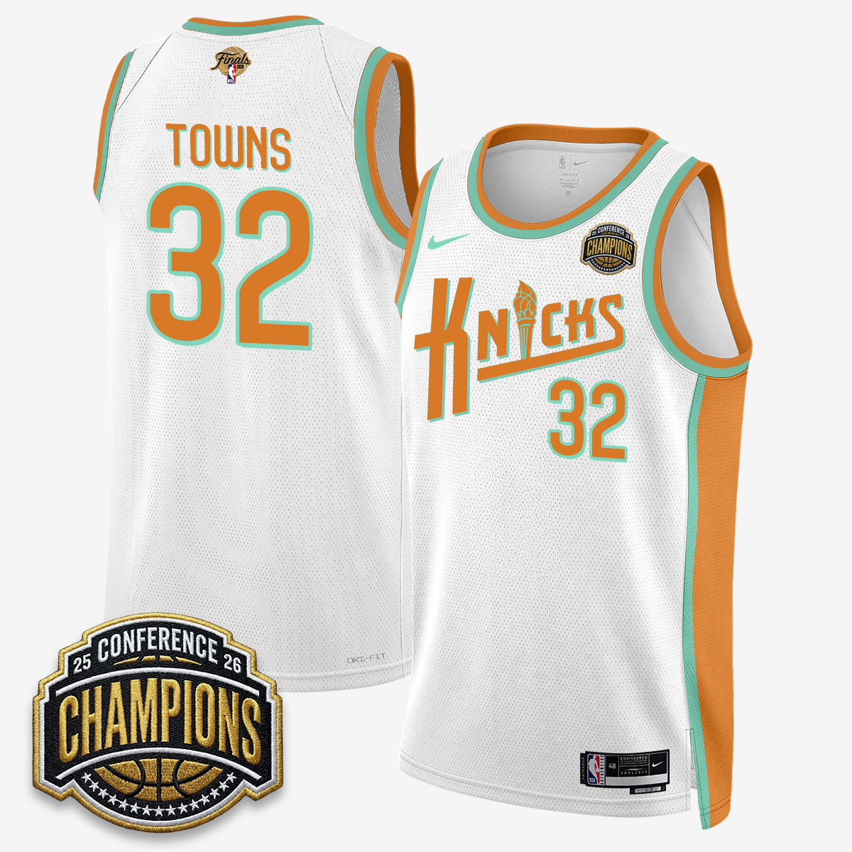 New York Knicks 2026 Eastern Conference Champions Special Edition Jersey V2- Stitched