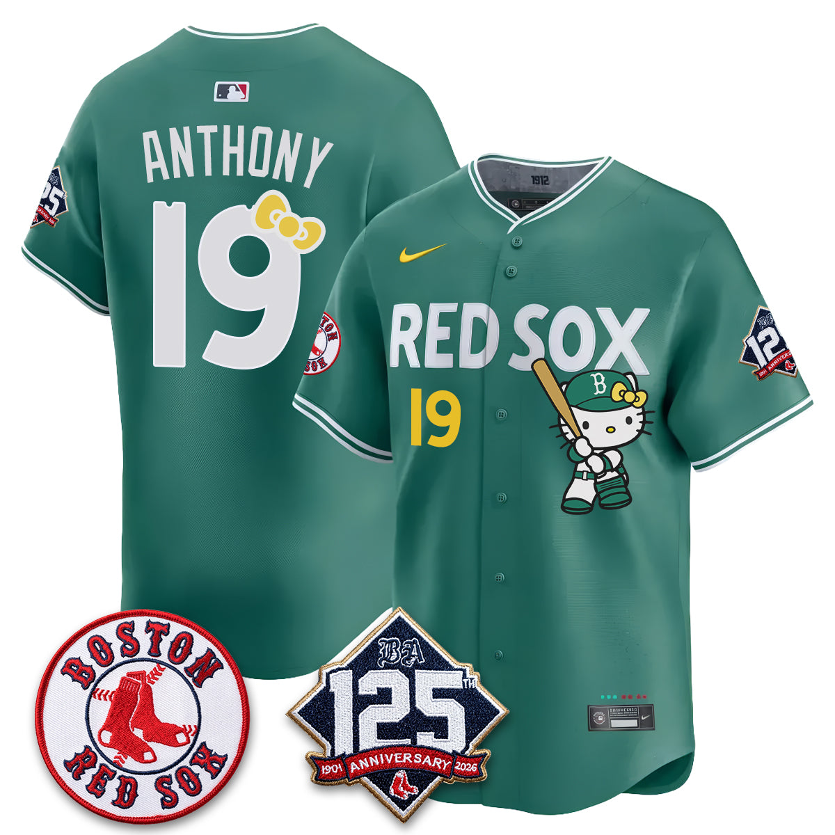 Boston Red Sox x Meow KT Vapor Limited Jersey - Stitched
