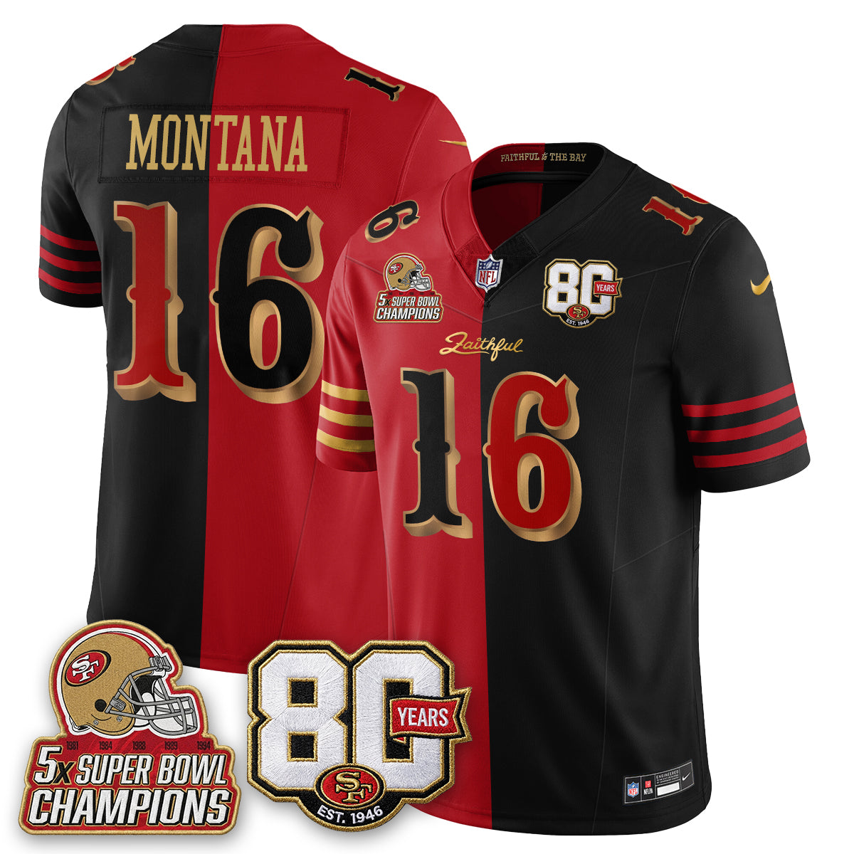 SF 80 Years & 5X Champs Rivalries Edition - Stitched (2)