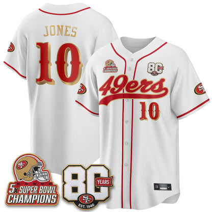 SF 80 Years & 5X Champs Limited Edition - Stitched