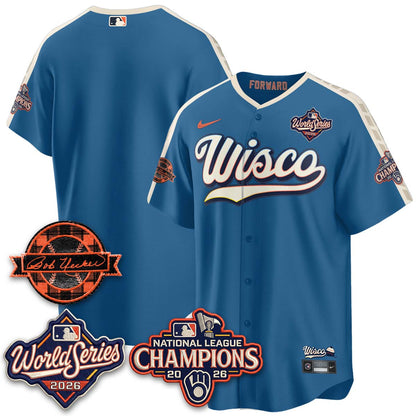 MIL 2026 NL Champions - Uecker Patch Navy Limited Edition - Stitched N1