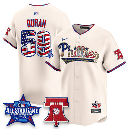 PHI 2026 Independence Day USA Vapor Limited Blue Jersey - Stitched