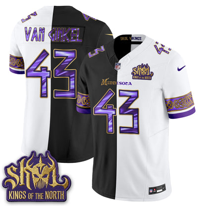 Minnesota Vikings Warrior Split Edition Vapor Jersey - Stitched